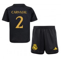Real Madrid Daniel Carvajal #2 Tredje Tröja Barn 2023-24 Kortärmad (+ Korta byxor)